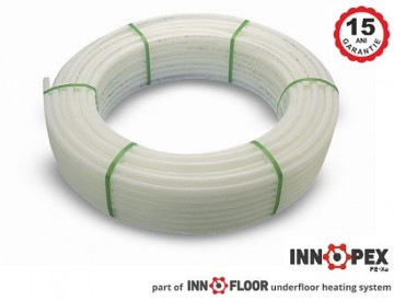 Poza Teava PE-Xa INNOPEX cu bariera de oxigen 16x2 - 500 ml/colac, alba