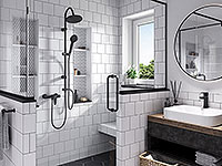 Poza Set dus dual FERRO Rondo Black