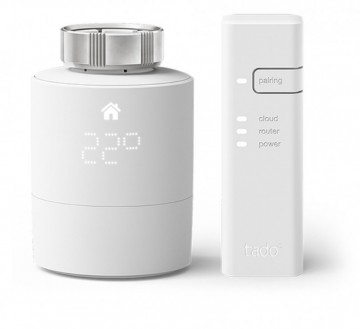 Poza  Kit Cap termostatic Tado Smart Radiator Thermostat – Starter Kit V3+ (pentru încălzire la comun,termoficare)