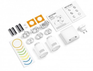Poza  Kit Netatmo Starter Pack cu 2 capete termostatate si releu Wi-Fi