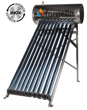 Poza Panou solar presurizat compact FORNELLO SPP-470-H58/1800-10-c cu 10 tuburi vidate de tip heat pipe si boiler din inox de 92 litri