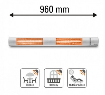 Poza Incalzitor electric de perete cu infrarosii, TROTEC IR3050, 3000 W