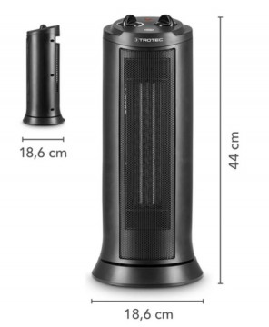 Poza Aeroterma ceramica portabila TROTEC, tip TFC19E, 2kW, 230V