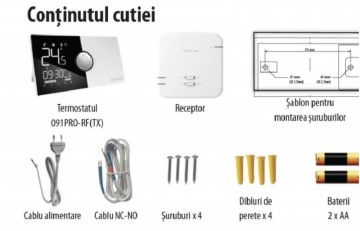 Poza Termostat proframabil fara fir, Salus 091Pro-RF