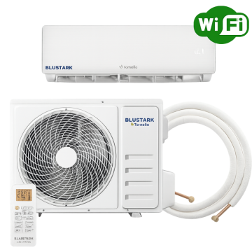 Poza Aer conditionat Fornello BluStark FAN 12 CB, 12000 BTU, clasa energetica A++, WI-FI, cu kit de instalare inclus
