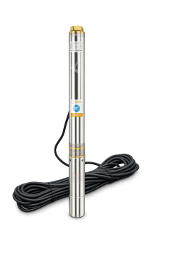 Poza Pompa Submersibila Rezistenta la Nisip, IBO 3.5SDM 3/18, 1.5KW, 105 l/min, H Refulare 109 m + 20 m cablu