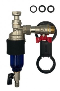 Poza Filtru antimagnetita ROVAL, 11.000 gauss, 3/4 , corp sticla albastra transparent