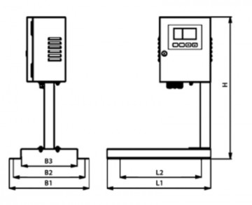 Poza Panou comanda pompa apa, IBO Dambat IVR-09T, 1.1kW, 400V/3.3A, Inverter