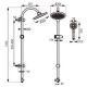 Set dus dual FERRO Rondo Black