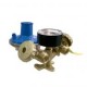 Microcentralina GPL Tecnogas pentru 2 butelii, cu regulator GPL 7kg/h, manometru si 2 racorduri flexibile CH25/CH25. Poza 6781