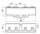 Distribuitor-colector termoizolat pentru 2 grupuri de circulatie ESBE GMA 321