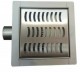 Rigola dus patrata GEHLER ONDA din inox SQ-03, 13cm